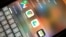 Google icons are pictured on an iPhone, Oct. 9, 2019. (Photo: Diaa Bekheet)