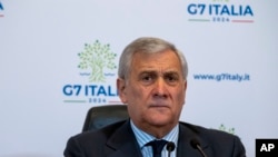 意大利外长安东尼奥·塔亚尼 （资料照片）