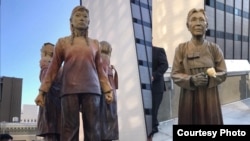 旧金山市的慰安妇雕像正式问世