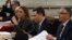 Nikola Gruevski (u sredini) u sudnici