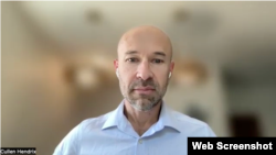 Analis Peterson Institute for International Economics, Cullen Hendrix. (Tangkapan layar)