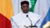 President Mahamadou Issoufou of launches, Sept. 17, 2019, a pipeline project to carry crude oil from southeast Niger to the port of Seme in Benin.