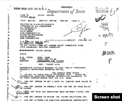 "六项保证“电报