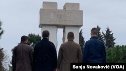 Obeležavanje godišnjice zločina u Štrpcima, 27. februar 2025. (VOA/Sanja Novaković)