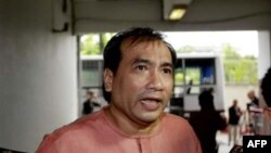 Ông Joe Gordon, công dân Mỹ sinh ở Thái Lan, tại tòa án hình sự ở Bangkok, ngày 10/10/2011