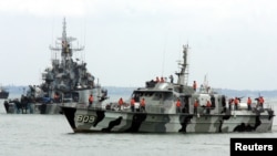 印尼军舰开赴马六甲海峡（2005年）