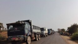 လက်ပံတောင်းကြေးနီစီမံကိန်း ကျောက်သယ်ထုတ်လုပ်မှု ပိတ်ပင်