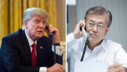 Donald Trump နဲ့ Moon Jae-in မြောက်ကိုရီးယားအရေးမှာ ပူးပေါင်းမည်