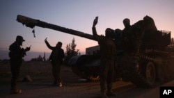 Opposition forces take control of areas outside Aleppo, Syria, on Nov. 29, 2024.