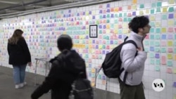 New York subway art project lets riders share worries, hopes, dreams