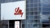 Kantor Eli Lilly and Company di Fegersheim near Strasbourg, Perancis, 1 Februari 2018. (Foto: dok). Perusahaan farmasi yang berbasis di AS ini, Selasa (14/10) mengumumkan bahwa uji klinis obat antivirus coronanya telah dihentikan sementara.