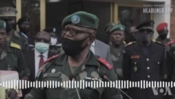 Lieut.Gén. Ndima alobi ba FADRC bazali kokoba bitumba ata volcan Nyiragongo etomboki (Exclusivité VOA Lingala)