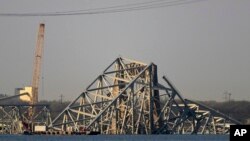 Djelovi srušenog mosta u Baltimoru (Foto: AP/Steve Ruark)