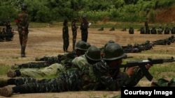 A ရခိုင်လက်နက်ကိုင်အဖွဲ့ (ဓါတ်ပုံ -ရက္ခိုင့်တပ်မတော် - သတင်းနှင့် ပြန်ကြားရေးဌာန)