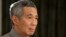 Singapore Prime Minister Lee Hsien Loong addresses the nation about the passing of his father, Singapore's founder, Lee Kuan Yew, during a live broadcast in Singapore, March 23, 2015.