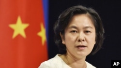 中国外交部发言人华春莹。