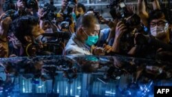 Taipan media dan aktivits pro-demokrasi Hong Kong Jimmy Lai di Hong Kong, 12 Agustus 2020. (Foto: AFP)