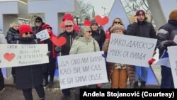 Skup podrške studentima u Otavi, 15. februar 2025. (Courtesy/Anđela Stojanović)