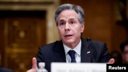 Državni sekretar SAD Entoni Blinken na pretresu u Kongresu (REUTERS/Jonathan Ernst)