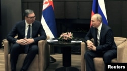Vučić i Putin u Sočiju, novembar 2021.