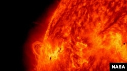 Gambar matahari yang diambil oleh Observatorium NASA pada 14 Mei 2013. (Foto: NASA/SDO)