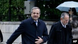 Thủ tướng Hy Lạp Antonis Samaras tại Athens.