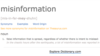 Reč godine - "dezinformacija"
