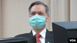 资料照片：台湾国家安全局长陈明通。(2021年4月1日)