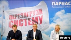 Kandidati stranke Parnas pred ruske parlamentarne izbore 
