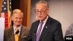 参议员舒默（资料照）(美国之音杨晨拍摄)