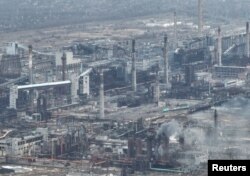 Snimak iz drona koksare u Avdejevki, nastao 20 februara.