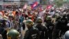Eight Injured in Cambodian Demonstration