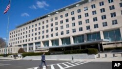 미국 워싱턴의 국무부 건물.