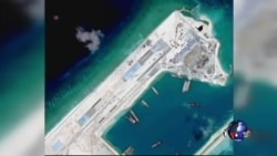 菲律宾人抗议中国填海造岛