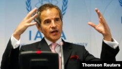 Dirjen IAEA, Rafael Grossi berbicara di Wina, Austria