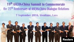 KTT ASEAN-China di Vientiane, Laos, 7 September 2016 (Foto: dok).