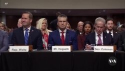 Trump’s choice for defense secretary faces tough questioning from senators