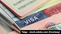 美国签证资料照