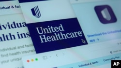 Veb stranica kompanije "United Healthcare" na ekranu kompjutera, fotografisnog u Njujorku 29. februara. (Foto: AP/Patrick Sison)