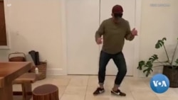 VOA英语视频: 美市长抗疫宵禁夜 自录视频娱乐市民