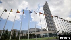 Hedikwatar kungiyar Tarayyar Afirka a Addis Ababa.