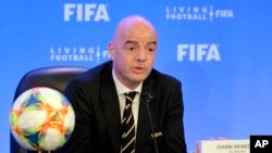 Shugaban FIFA Gianni Infantino