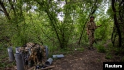 Військові 22 окремої механізованої бригади, район Часового Яру, 219 квітня, 2024 року.