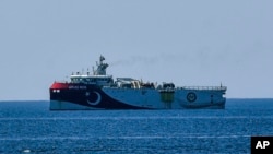 Kapal riset Oruc Reis, Rabu, 22 Juli 2020, Turki. (Foto: (Semih Ersozler/DHA via AP)