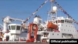 资料照片：中国科考船“向阳红3号”