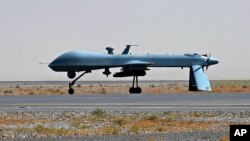 Pesawat nirawak (drone) AS yang beroperasi di perbatasan Pakistan-Afghanistan (foto: dok). 