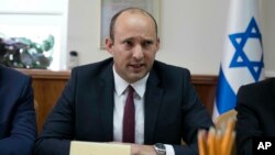 曾经担任以色列教育部长的亚米纳党领导人纳夫塔利·贝内特。