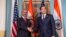 Secretary of State Marco Rubio, right, meets with India's Foreign Minister Subrahmanyam Jaishankar at the State Department, Jan. 21, 2025, in Washington. 
