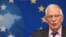 FILE - European Union foreign policy chief Josep Borrell speaks during a press conference at the EU Delegation on Sept. 20, 2021, in New York City.
