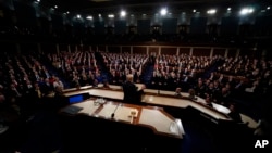 Predsednik SAD Donald Tramp govori o stanju nacije u Kongresu, 30. januar 2018.